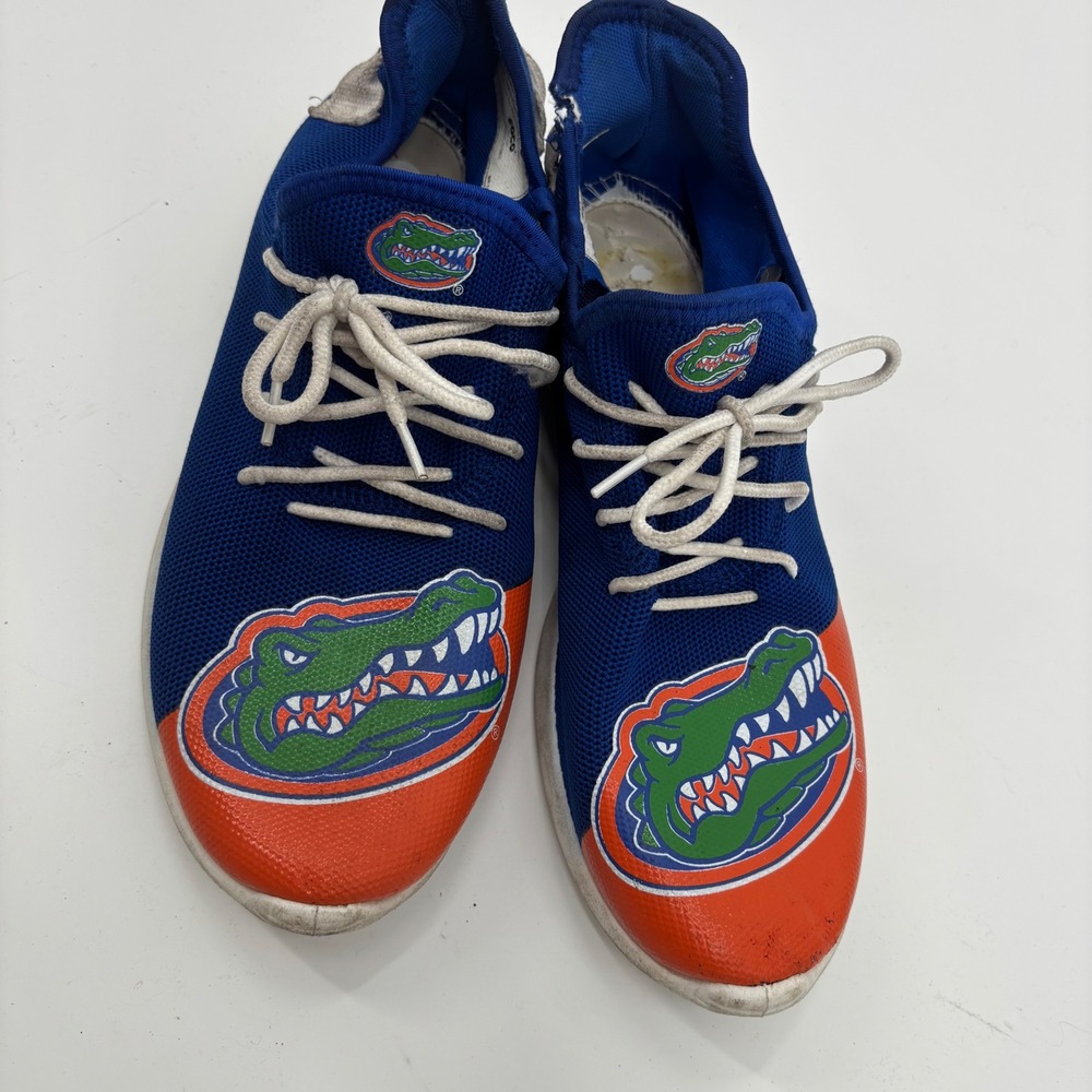 University of Florida Gators Mens 11 Sneakers Blue Orange‎ Mesh Low Top 
Shoes